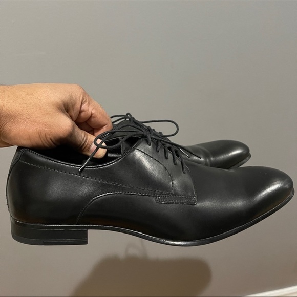 Zara Glossy Shine dress shoes Blk Sz 12 (45) - Picture 4 of 9
